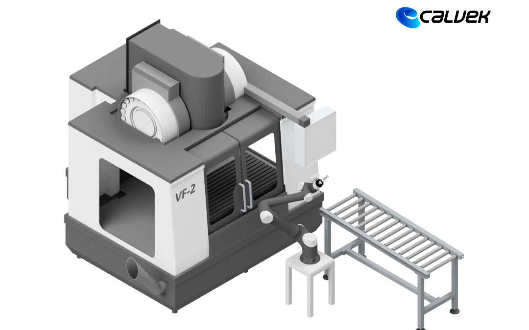 Cobot CNC machine tending